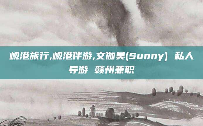 杭州岘港旅行,岘港伴游,文伽昊(Sunny) 私人导游 赣州兼职
